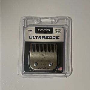 NEW- Andis UltraEdge Clipper Blade Size 2 Silver